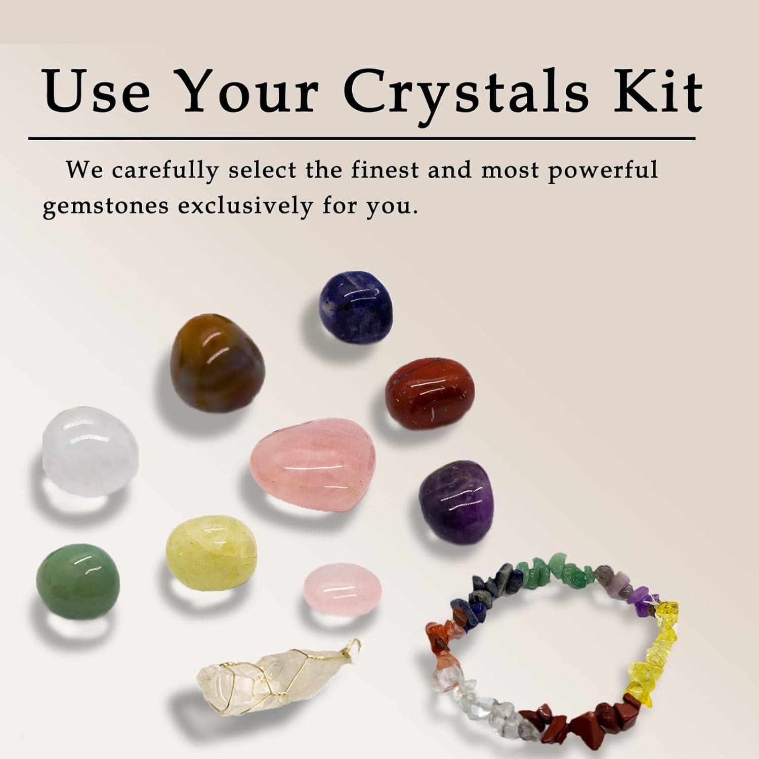 Ethically curated crystal visual